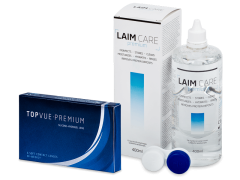 TopVue Premium (6 lenses) + LAIM-CARE Solution 400 ml