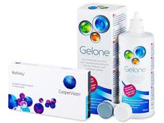 Biofinity (6 lenses) + Gelone Solution 360 ml